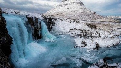 Frozen landscapes of Iceland